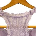 Aerie  Lavender Highlands Lace Longline Racerback Bralette XS Removable Pads Photo 5