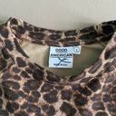 Good American Cheetah Print Crewneck Sweatshirt Photo 3