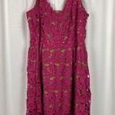 City Chic  Shocking Pink So Fancy Crochet Lace Dress Sz.XL(22) NWT Photo 2