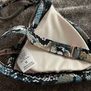 Shade & Shore  Animal Print NWT Size Medium Bikini Top Photo 4