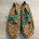 Ariat  Caldwell Tan Leopard Cheetah Animal Print Loafer Shoes Womens Size 9B Photo 0