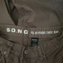 SONG 90s Boyfriend Cargo Jean Brown Size 28 Photo 2