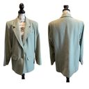 Eddie Bauer  Wool Suit Blazer Jacket Sage Green Large NWT #N-069 Office Workwear Photo 9