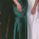 Lulus Lulu’s Velvet Green Gown Photo 0