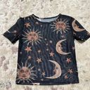 The Moon  and stars mesh tee Photo 0