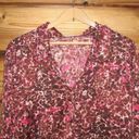 Wilfred NWT  Aritzia Tie Front Print Blouse Top Photo 2