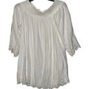 Daniel Cremieux  Blouse Top Size Small White With Floral Lace Rayon Womens Photo 7