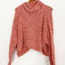 Free People NWT  BFF Sweater Red Slouchy Photo 7