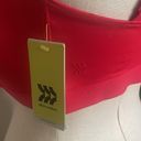 All In Motion  Bra woman Red high support intimate wicking front zip New Sz 36DD Photo 2