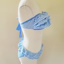 Jessica Simpson  blue gingham bikini size medium Photo 3