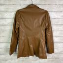 Laundry by Shelli Segal  Faux Leather Blazer Photo 2