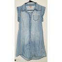 Mossimo Supply Co Mossimo Chambray Shirt Dress Photo 16