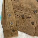 Aeropostale  Woman’s Brown Corduroy Jean Jacket Size Medium Photo 2