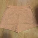 Lush Clothing Lush Peach Lace Shorts Photo 2