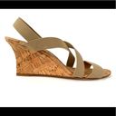 Manolo Blahnik  Terwe Elastic Cork Wedge Criss Cross Open Toe Sandals EU 40.5 Photo 1