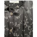 Equipment  Natalia Silk Neck Tie Dress Black Floral Photo 8