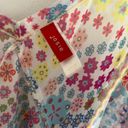 Natori Josie  M Floral Y2K Sheer V Neck Top Photo 5