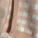 l*space L* Francie Pink Gingham Sweater Mini Dress Cardigan Co-Ord Set Size M Photo 15