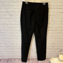 Talbots  Dressy Minimalist straight leg black pants, size 8, cotton, stretch Photo 8