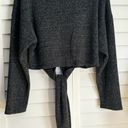 ZARA  Woman Short Sweater Front Waist Tied Size Large Fall Winter Fashion Soft Photo 1