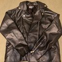 Missguided Oversized Leather Jacket NO BELT Photo 1