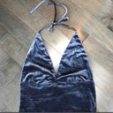 PacSun PACSON VELVET bodysuit halter top XSMALL L.A. Hearts metal gray Photo 8