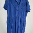 Vintage Blue  romper with pockets Photo 1