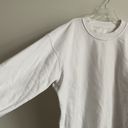 Lululemon  Size 2 Small White Perfectly Oversized Crew Sweatshirt Long Sleeve Photo 1