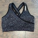 Gymshark  ADAPT ANIMAL SEAMLESS Sports Bra & Leggings Gray-Black Size Large NWOT Photo 1