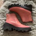 Sorel Women’s 10  Brex Chelsea Lux Lug Sole Waterproof Boots Pink Leather Patent Photo 2
