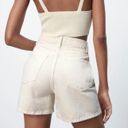 ZARA High Waisted Denim Shorts Photo 4