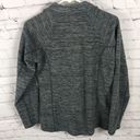 Mountain Hardwear  charcoal Heather fleece 1/4 zip pullover sweatshirt small EUC Photo 4