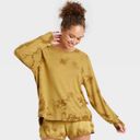 JoyLab NWT  Women's Soft Lightweight tie-dye Sweatshirt sz L Gilded overdye Photo 6