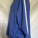 Oleg Cassini Cassini by  Track Womens Jacket Full Zip Stripe Arms Blue White Photo 6