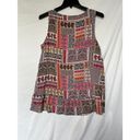 J.Jill  Pink and Orange Paisley Tank Top - Size M Photo 1