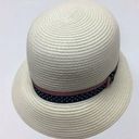 David & Young D&Y  Womens Ivory Patriotic Hat July 4th Sun Beach One Size Photo 0