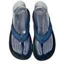 Olukai  Ohana Flip Flops Sandals Blue Black
Womens Size 7 Photo 3