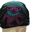 Grateful Dead  Embroidered Dancing Bear Head Scarf Photo 0