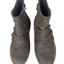 blowfish  Malibu Cozy Up Vegan Zip Up Velour Lined Grunge Ankle Booties Boots 8.5 Photo 0