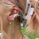 Fairy Grunge Wing Ear Cuffs Pair Of 2 Silver Photo 1