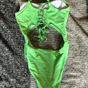 One Piece Neon  Swimsuit Photo 1