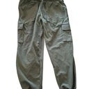 Rachel Zoe  women's size large cargo military green joggers Photo 0