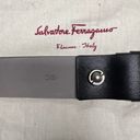 Salvatore Ferragamo Gancini Leather Buckle Belt GV67 9898 Italy 💯 Authentic NEW Photo 5