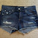 Rag and Bone  Blue Jean Shorts Photo 0