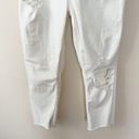 Abercrombie & Fitch  Mom Jeans Distressed White Jeans Size 8R Preppy Photo 2