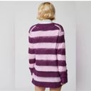 Urban Outfitters  Alston Stripe Cardigan Purple Pink  Women's Size Small Distress Photo 2