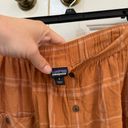 Patagonia Women’s  Light A/C Skirt in Harvest Windowpane Umber Brown Size S Photo 4