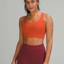 Lululemon  Womens 2 Energy Longline Bra Medium Support B–D Cups Canyon Orange Photo 2