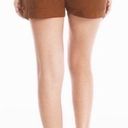 White House | Black Market  brown shorts with cross stick on side Photo 1