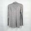 Athleta  Nirvana Wear Two Ways Wrap Cardigan Size S Gray Open Front Draped Design Photo 4